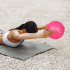 Mini vingrošanas bumba pilatesam un rehabilitācijai, rozā, REBEL ACTIVE 25cm