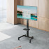 Mobilais televizora turētājs – statīvs ar plauktu Cabletech 32–55″