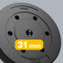Bitumena svaru disks Rebel Active, RB-2105-1, 20 kg, 31 mm