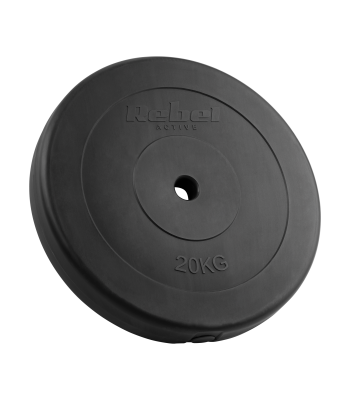 Bitumena svaru disks REBEL ACTIVE RB-2119, 20kg, 31mm