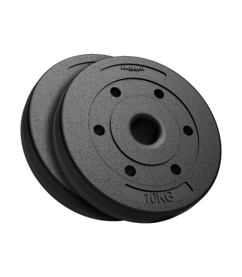 Bitumena svaru komplekts olimpiskajiem stieņiem, REBEL ACTIVE, 2x10kg, 51mm
