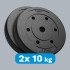 Bitumena svaru disku komplekts Rebel Active RB-2103, 2x10kg, 31mm atvere