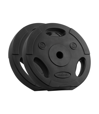 Bitumena svaru disku komplekts ar rokturiem Rebel Active, 2x10kg, 31mm