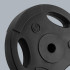 Bitumena svaru disku komplekts ar rokturiem Rebel Active, 2x10kg, 31mm