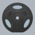 Bitumena svaru disku komplekts ar rokturiem Rebel Active, 2x10kg, 31mm