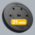 Bitumena svaru disku komplekts Rebel Active RB-2104, 2 x 15 kg, 31 mm