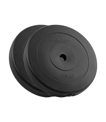 Bitumena svaru disku komplekts Rebel Active RB-2118, 2x15 kg, 31 mm