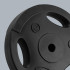 Bitumena svaru disku komplekts ar rokturiem, REBEL ACTIVE, 2x15 kg, 31 mm atvere