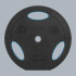 Bitumena svaru disku komplekts ar rokturiem, REBEL ACTIVE, 2x15 kg, 31 mm atvere