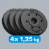 Bitumena svaru disku komplekts REBEL ACTIVE 4x1.25kg, 31mm atvere