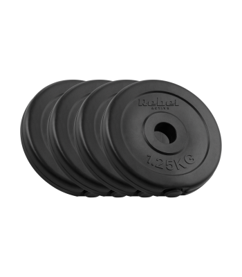 Bitumena svaru disku komplekts Rebel Active 4 x 1,25 kg, 31 mm