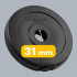Bitumena svaru disku komplekts Rebel Active 4 x 1,25 kg, 31 mm