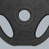 Bitumena svaru disku komplekts ar rokturiem Rebel Active, 4 x 1,25 kg, 31 mm