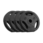 Bitumena svaru disku komplekts ar rokturiem REBEL ACTIVE, 4x2.5kg, 31mm