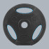 Bitumena svaru disku komplekts ar rokturiem REBEL ACTIVE, 4x2.5kg, 31mm