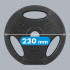 Bitumena svaru disku komplekts ar rokturiem REBEL ACTIVE, 4x2.5kg, 31mm