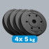 Bitumena svaru komplekts Rebel Active, 4 x 5 kg, 31 mm atvere