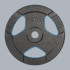 Čuguna olimpiskais svaru disks ar rokturiem REBEL ACTIVE 20 kg, 51 mm atvere