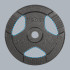 Čuguna olimpiskais svaru disks ar rokturiem Rebel Active, 25 kg, 51 mm