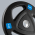 Gumijots olimpiskais čuguna svara disks REBEL ACTIVE 20kg, 51mm