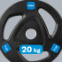 Gumijots olimpiskais čuguna svara disks REBEL ACTIVE 20kg, 51mm