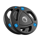 Čuguna gumijoto olimpisko svaru disku komplekts Rebel Active RB-2110, 2x10kg, 51mm
