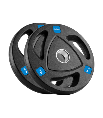 Čuguna gumijoto olimpisko svaru disku komplekts Rebel Active RB-2110, 2x10kg, 51mm