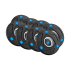 Gumijotu olimpisko čuguna svaru disku komplekts REBEL ACTIVE 30kg, 8x1.25kg + 4x2.5kg + 2x5kg, 51mm