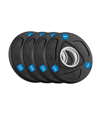 Gumijotu čuguna olimpisko svaru disku komplekts, REBEL ACTIVE 4x1.25kg, 51mm