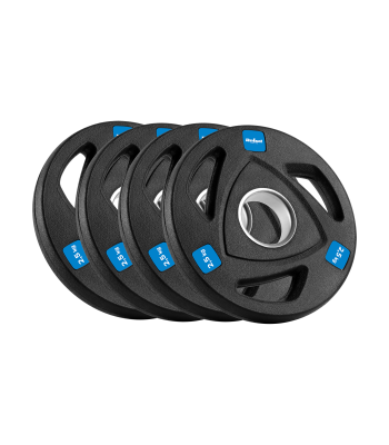 Čuguna olimpisko svaru disku komplekts, REBEL ACTIVE, 4 x 2,5 kg, 51 mm