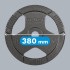 Olimpisko čuguna svaru disku komplekts ar rokturiem REBEL ACTIVE, RBA-2143, 2 x 15 kg, 51 mm