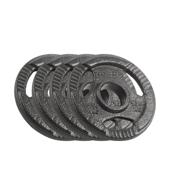 Olimpiskais čuguna svaru disku komplekts Rebel Active RBA-2143, 4 x 1,25 kg, 51 mm