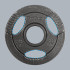 Olimpiskais čuguna svaru disku komplekts Rebel Active RBA-2143, 4 x 1,25 kg, 51 mm