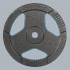 Čuguna svaru disku komplekts ar rokturiem Rebel Active, RBA-2135, 2 x 10 kg, caurums 31 mm