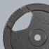 Čuguna svaru disku komplekts ar rokturiem, REBEL ACTIVE, 2 x 15 kg, 31 mm atvere, RBA-2136