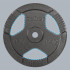 Čuguna svaru disku komplekts ar rokturiem, REBEL ACTIVE, 2 x 15 kg, 31 mm atvere, RBA-2136