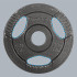 Čuguna svaru disku komplekts ar rokturiem Rebel Active RBA-2132, 4 x 1,25 kg, 31 mm