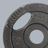 Čuguna svaru disku komplekts ar rokturiem Rebel Active RBA-2132, 4 x 1,25 kg, 31 mm