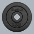 Čuguna svaru disku komplekts, klasiskie diski REBEL ACTIVE, 4x2.5kg, 31mm, RBA-2127