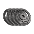 Čuguna svaru disku komplekts Rebel Active RBA-2133, 4 x 2,5 kg, 31 mm