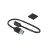 Ārējais diska korpuss SATA USB-C 3.1 Rebel 2,5″