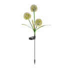 Dekoratīvas saules dārza lampiņas Rebel, dekoratīvais ķiploks, 75 cm, 8 cm
