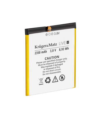 Oriģinālā baterija Kruger&Matz, 2350 mAh, LIVE 4/LIVE 4S