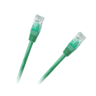 Patchcord UTP 8c kabelis ar spraudni–spraudni CCA zaļš cat.6e 1.0m