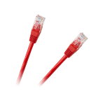 Patchcord UTP kabelis spraudnis–spraudnis CCA sarkans 8c 1.5m