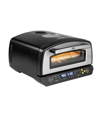 Picas krāsns ar LED displeju, diviem sildelementiem un dažādām cepšanas programmām, Teesa SUPREME ELITE, 2200 W, 450 °C, 33 cm