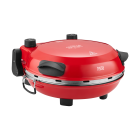 Picas krāsns TEESA SUPREME FUN, divi sildelementi, sarkana, 1200 W, 420 °C