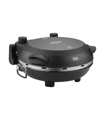 Picas krāsns ar diviem sildelementiem, melna, TEESA SUPREME FUN, 1200 W, 420 °C