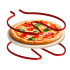 Picas krāsns ar diviem sildelementiem, melna, TEESA SUPREME FUN, 1200 W, 420 °C