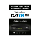 Plakāts Kruger&Matz Tuner DVB-T2, 48 x 68 cm (B2)